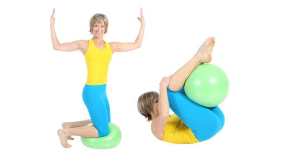 Redondo Ball Plus: gym ball exercises for the back