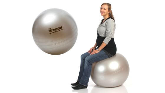 Gym balls for pregnancy & postpartum fitness