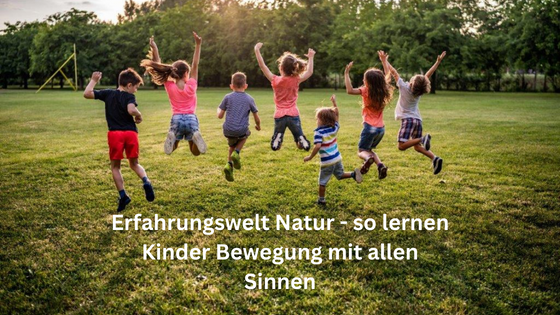 Experiencing nature – how children learn movement with all their senses